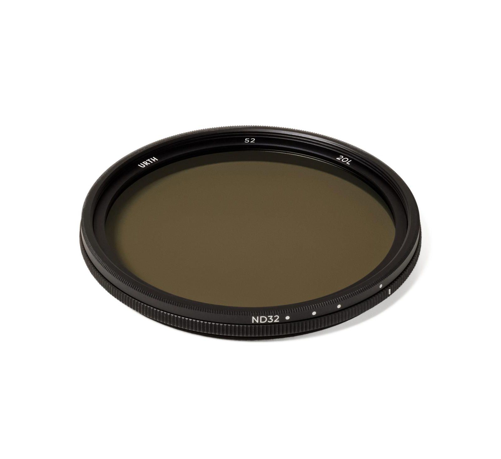 Urth 52mm Circular Variable ND2-32 1 to 5-Stop German Schott B270 Lens Filter for 52mm Lenses