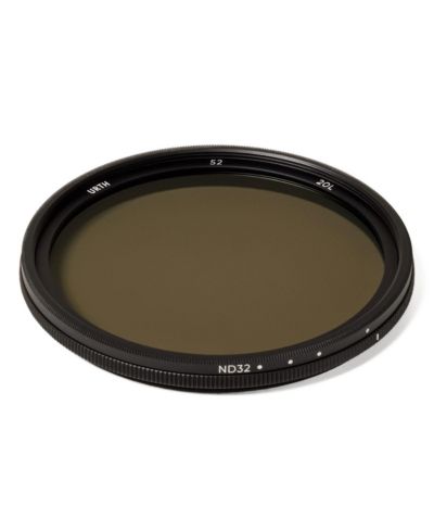 Urth 52mm Circular Variable ND2-32 1 to 5-Stop German Schott B270 Lens Filter for 52mm Lenses