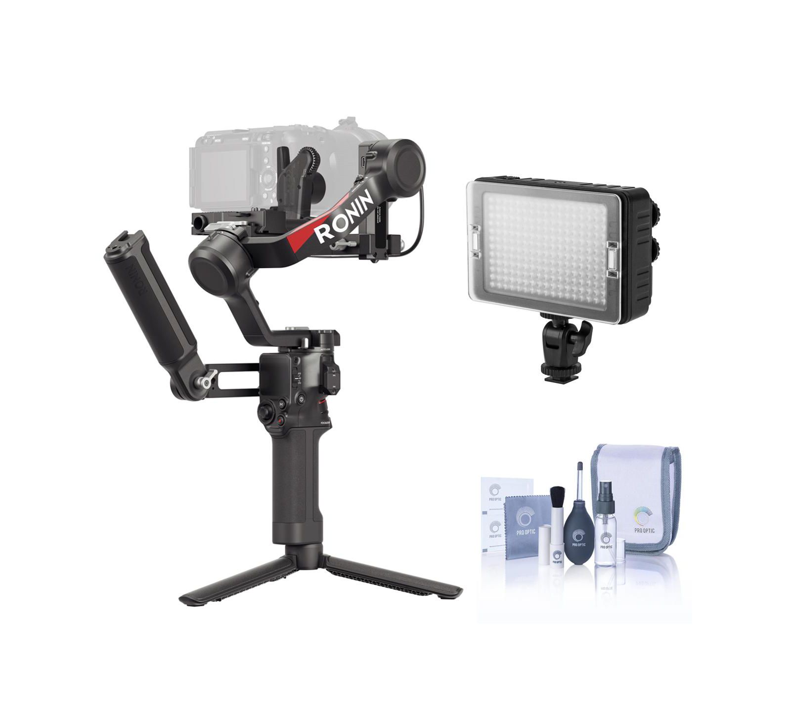 Комплект DJI RS 4 Combo с LED Light и Cleaning Kit
