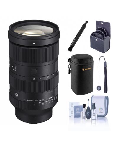 Линза Sigma 28-105mm f/2.8 DG DN Art Lens для Sony E, комплект с 82мм фильтром, чехлом для линз и набора для чистки