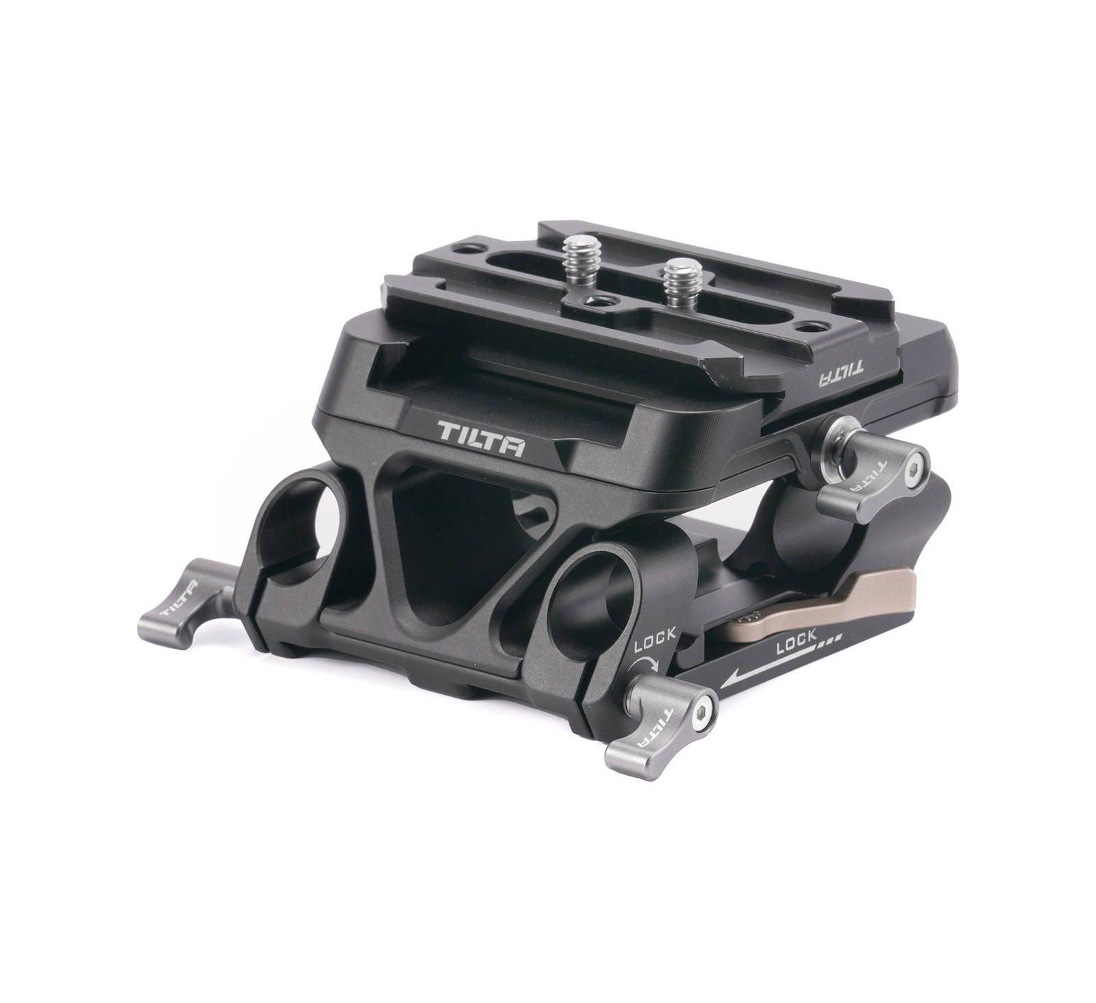 Tilta 15mm Lws Arca-Type Manfrotto Dual Quick Release Snap-In Baseplate Kit, Compatible with Arca & Manfrotto Quick Release Plates