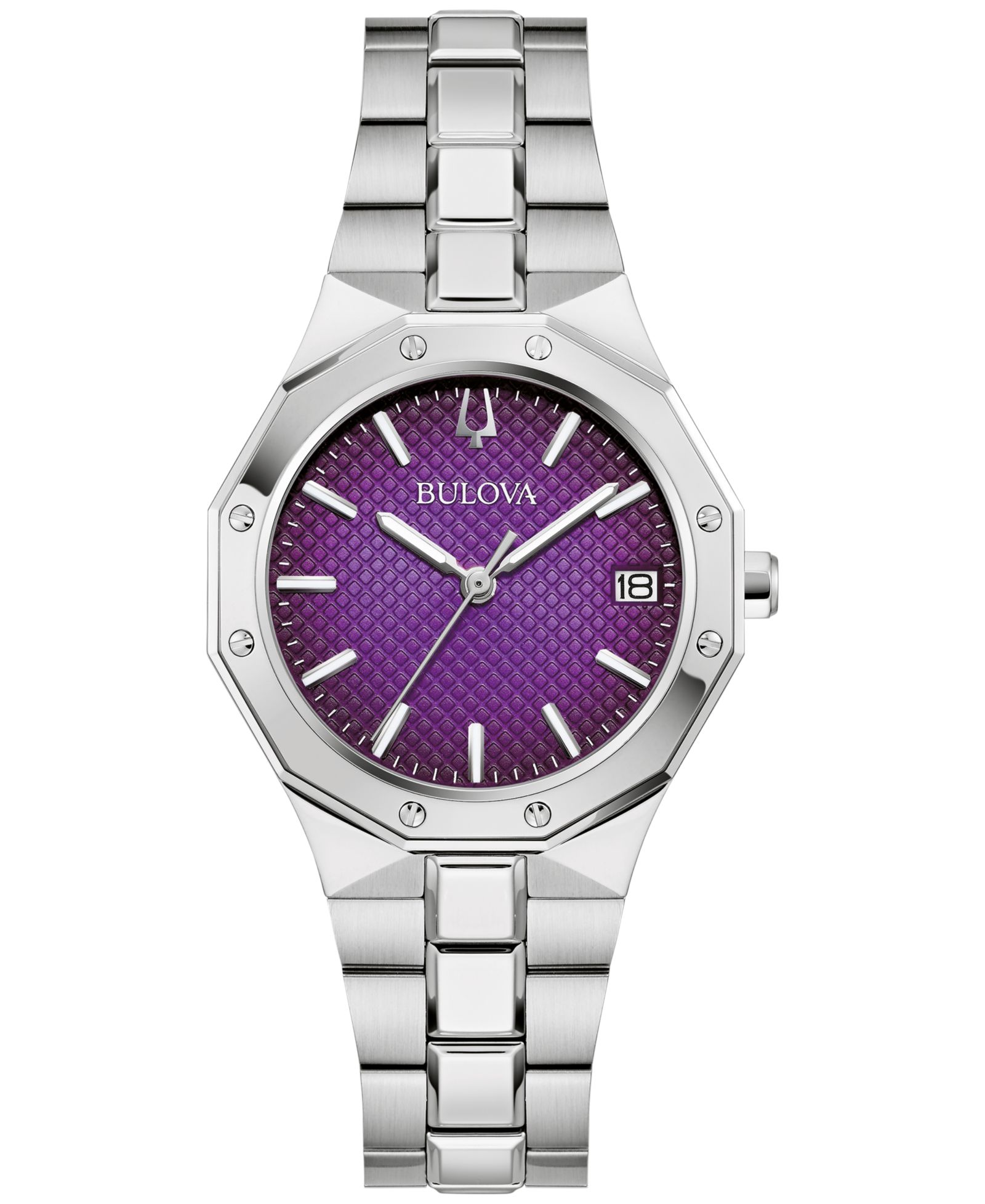 Bulova Женские классические часы на стальном браслете, 32mm