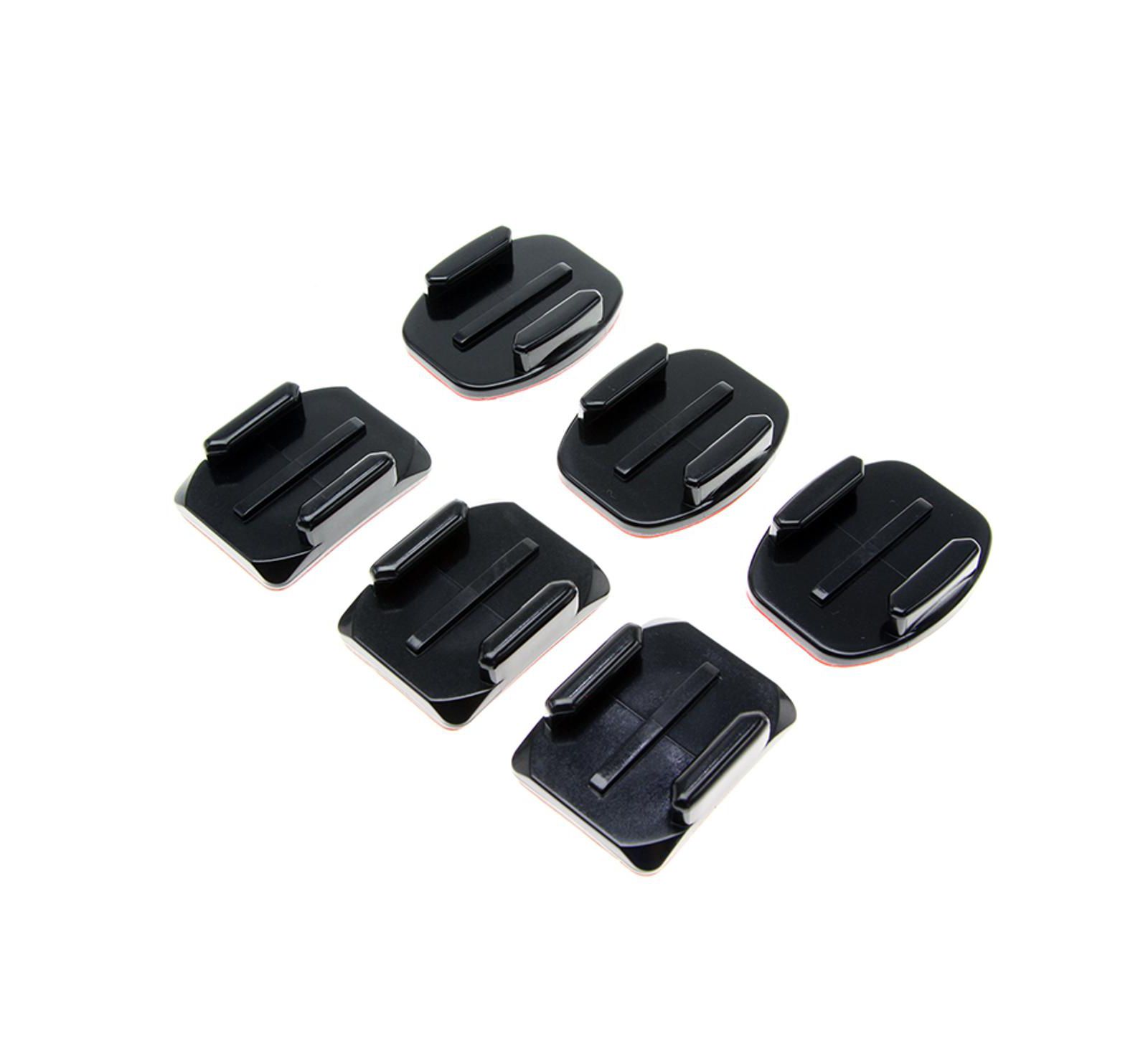 Комплект креплений GoPro Curved + Flat для камер HERO и MAX, 3 шт.