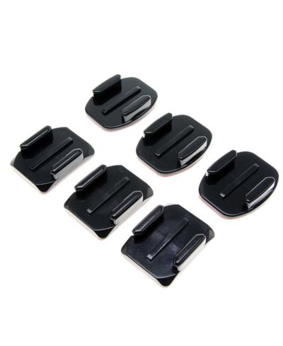 Комплект креплений GoPro Curved + Flat для камер HERO и MAX, 3 шт.