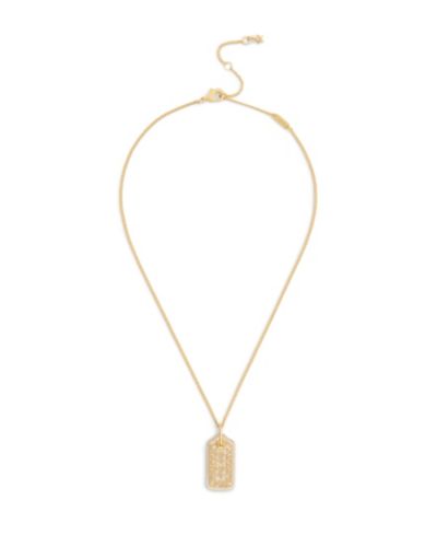 Подвеска-кулон COACH Gold Plated Hangtag