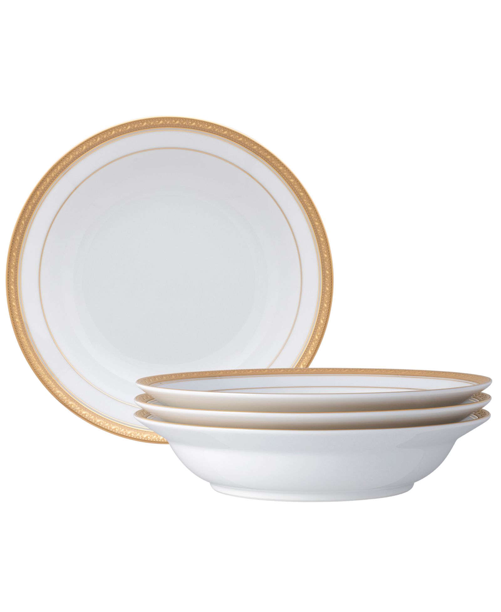 Noritake Crestwood Gold 4-Pc. Dinner Bowl Set, Service For 4