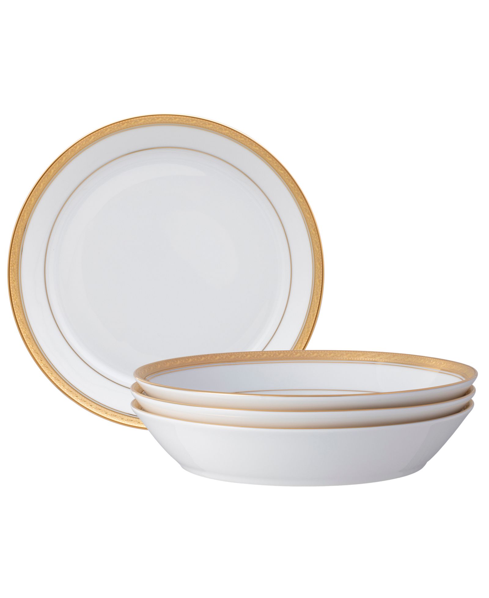 Noritake Crestwood 4-Pc. Coupe Dinner Bowl Set, Service For 4