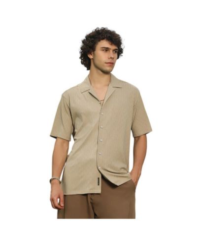 Campus Sutra Men's Trough-Tactile Shirt