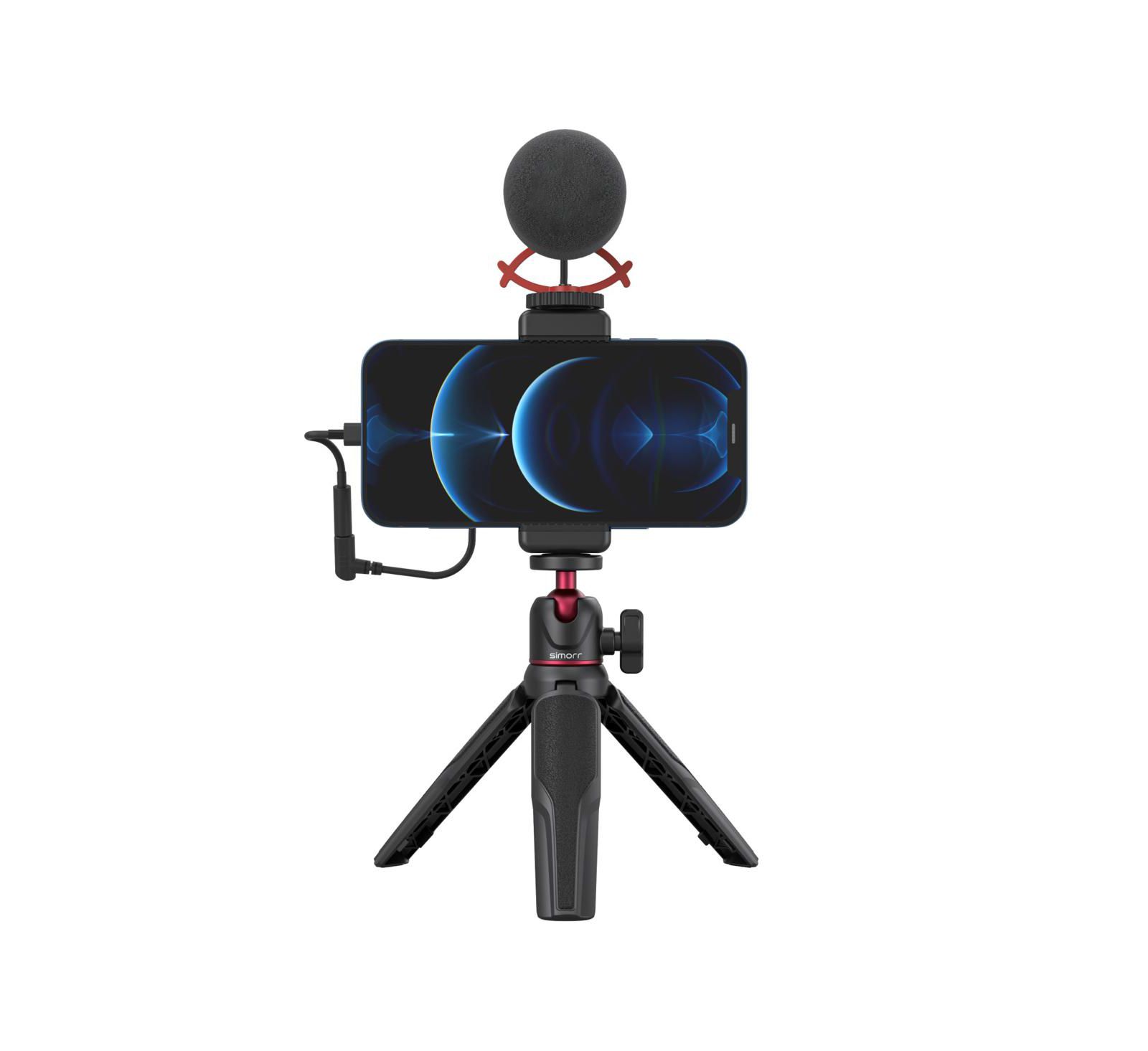 SmallRig simorr Vigor VK-40 Набор штатива для влогов с микрофоном Wave S1 Lite