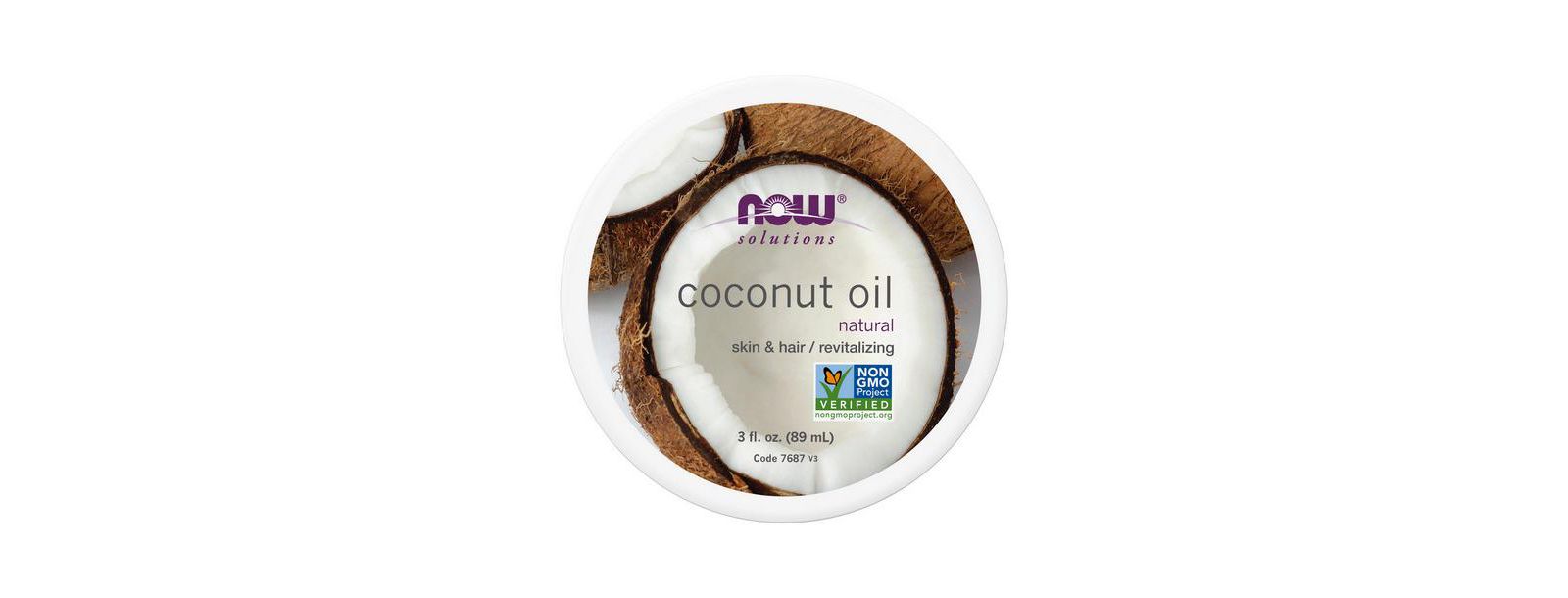 Now Foods Coconut Oil 3 Oz
