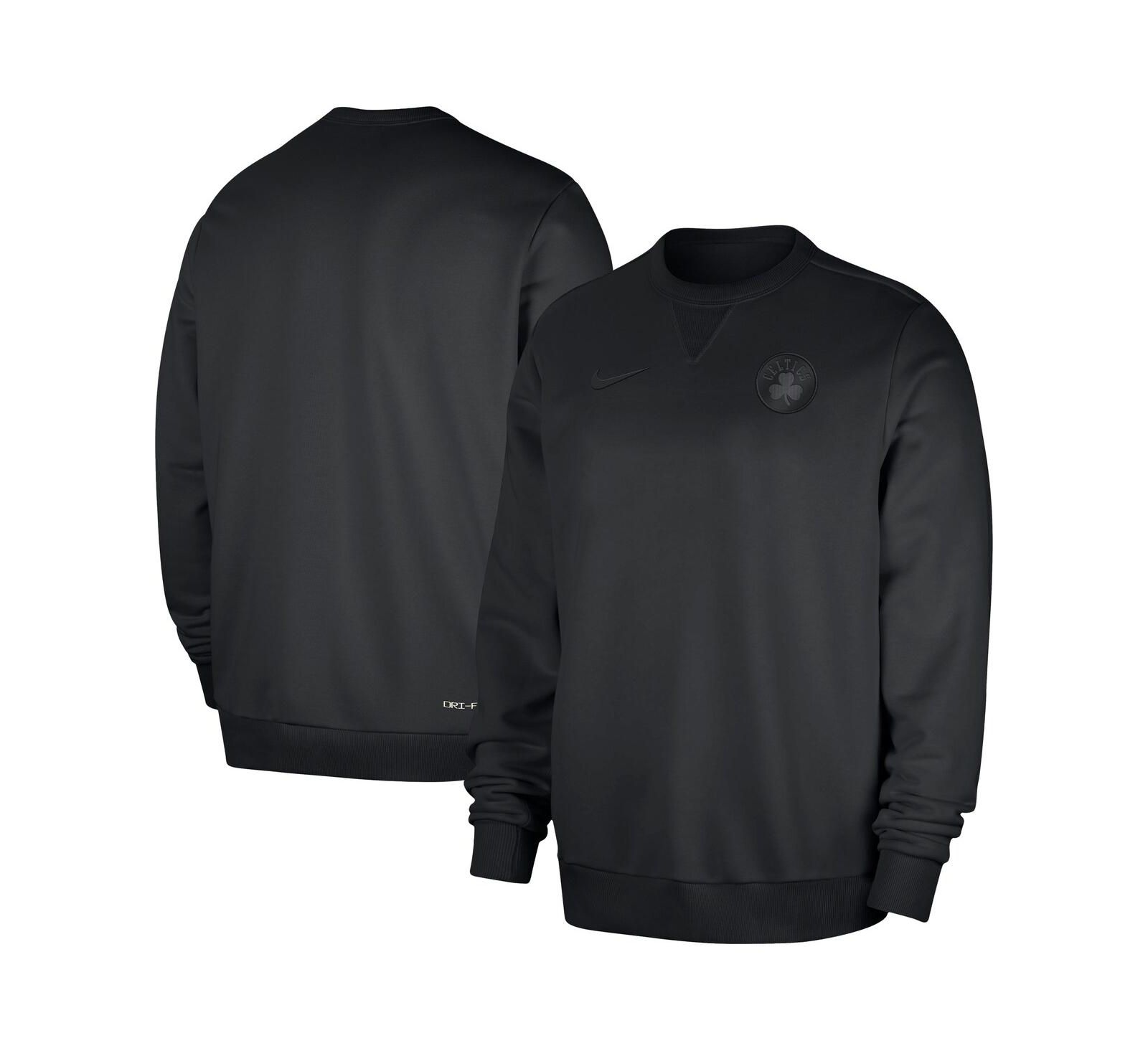 Мужская толстовка Nike Boston Celtics Authentic Standard Issue Travel Performance в черном цвете