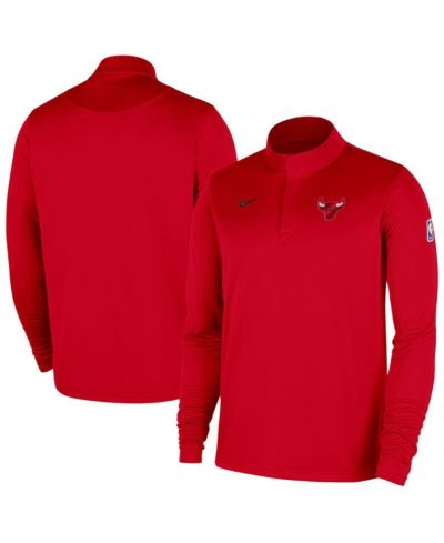 Мужская спортивная кофта Nike Red Chicago Bulls 2025/26 Authentic Coaches Quarter-Zip Dri-Fit