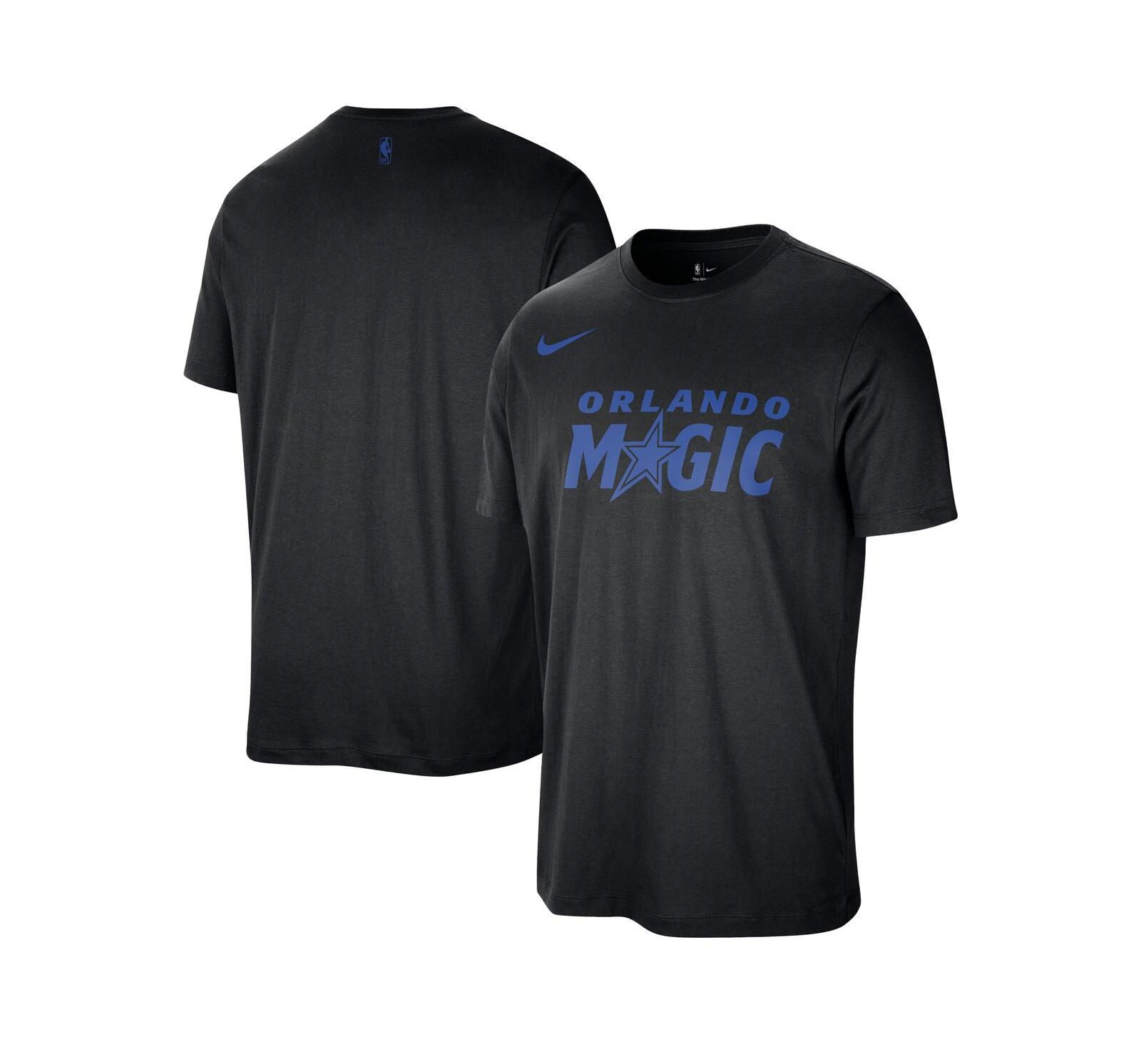 Nike Men's and Women's Black Orlando Magic Team Wordmark Essential T-Shirt