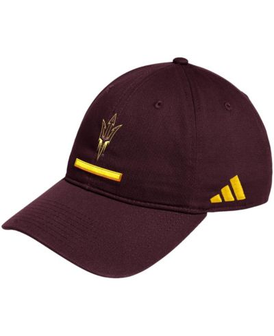 Мужская кепка Adidas Maroon Arizona State Sun Devils Locker Room Adjustable Slouch