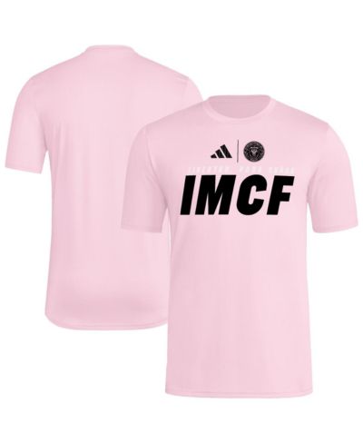 Мужская футболка adidas Inter Miami CF 2025 Club World Cup Pre-Game, светло-розовый