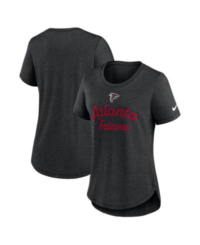 Женская футболка Nike Atlanta Falcons Script Tri-Blend, черная