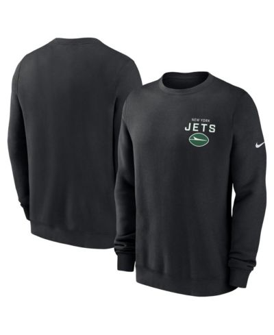 Nike Men's Black New York Jets Primetime Club Fleece Pullover Sweatshirt