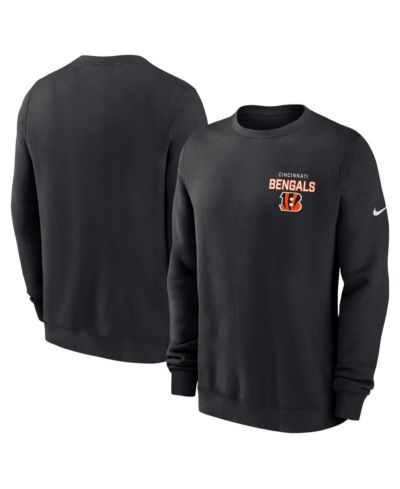 Мужская толстовка Nike Black Cincinnati Bengals Primetime Club Fleece Pullover