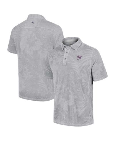 Tommy Bahama Men's Gray Alex Bowman Santiago Paradise Polo Shirt