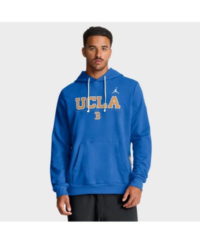 Мужское худи Jordan UCLA Bruins 2025 Sideline Standard Issue Dri-FIT Blue