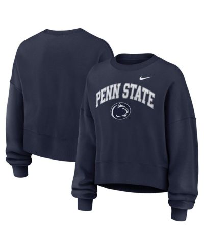 Женская толстовка Nike Navy Penn State Nittany Lions Oversized Phoenix Arch Pullover Sweatshirt