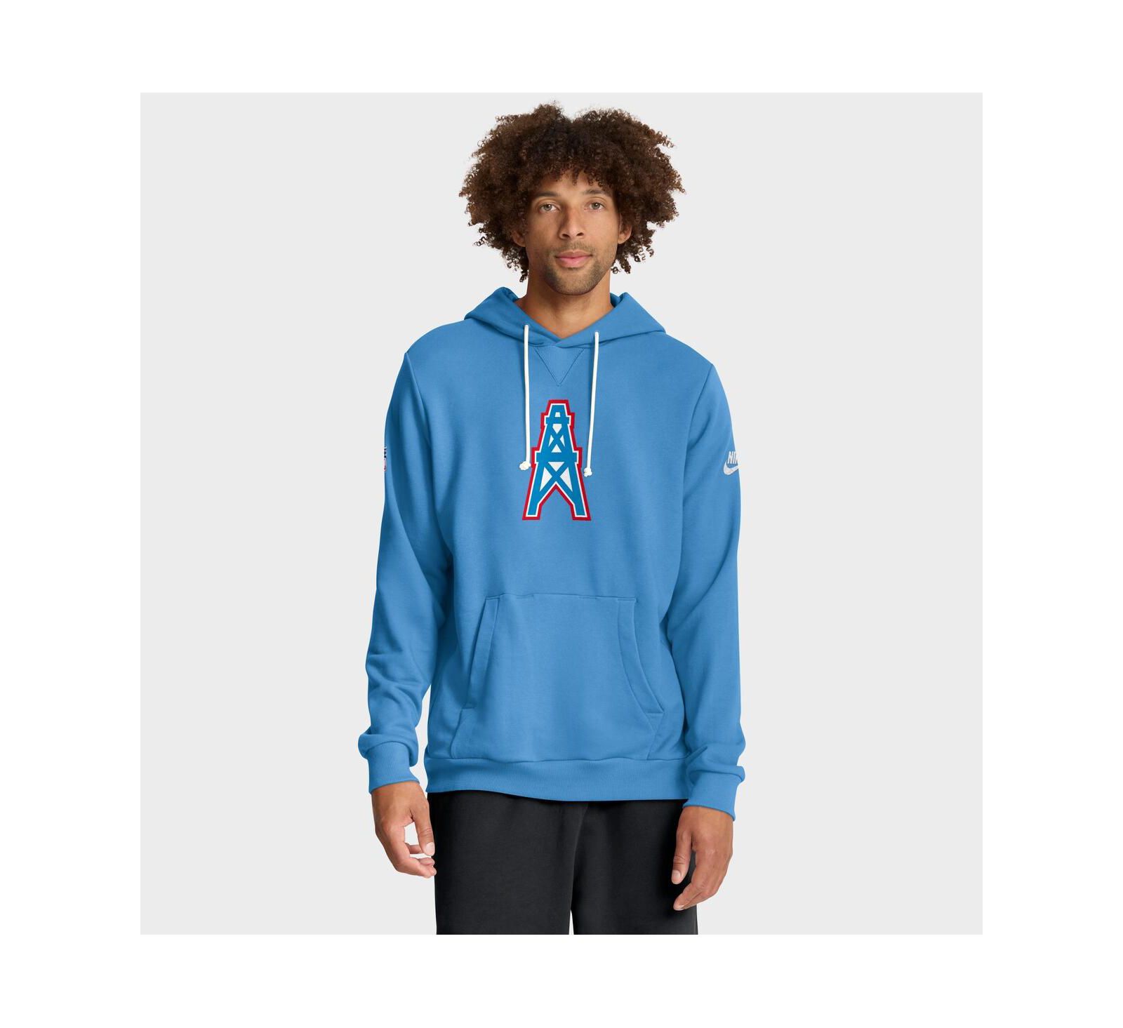 Nike Men's Light Blue Tennessee Titans Sideline Standard Issue Alt 2 Dri-FIT Hoodie