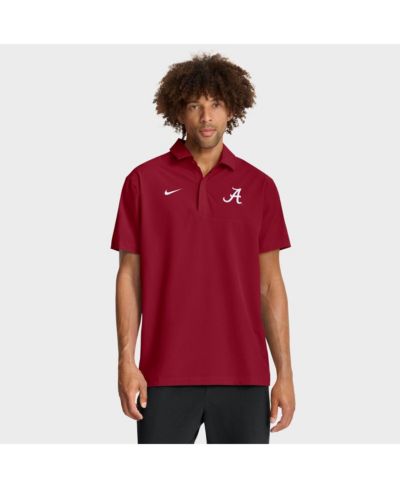 Nike Мужская поло рубашка Crimson Alabama Crimson Tide 2025 Coaches Sideline