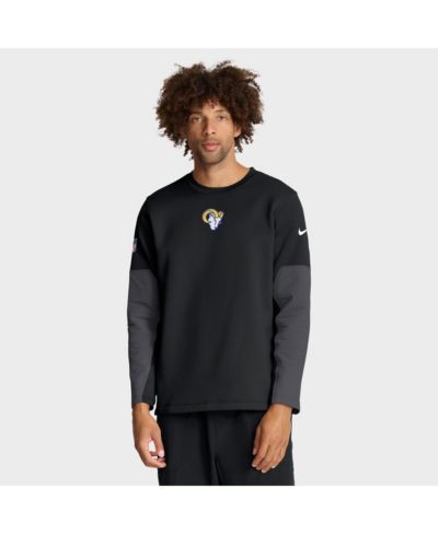 Nike Мужская футболка с длинным рукавом Los Angeles Rams Sideline Scripted to Win, черная