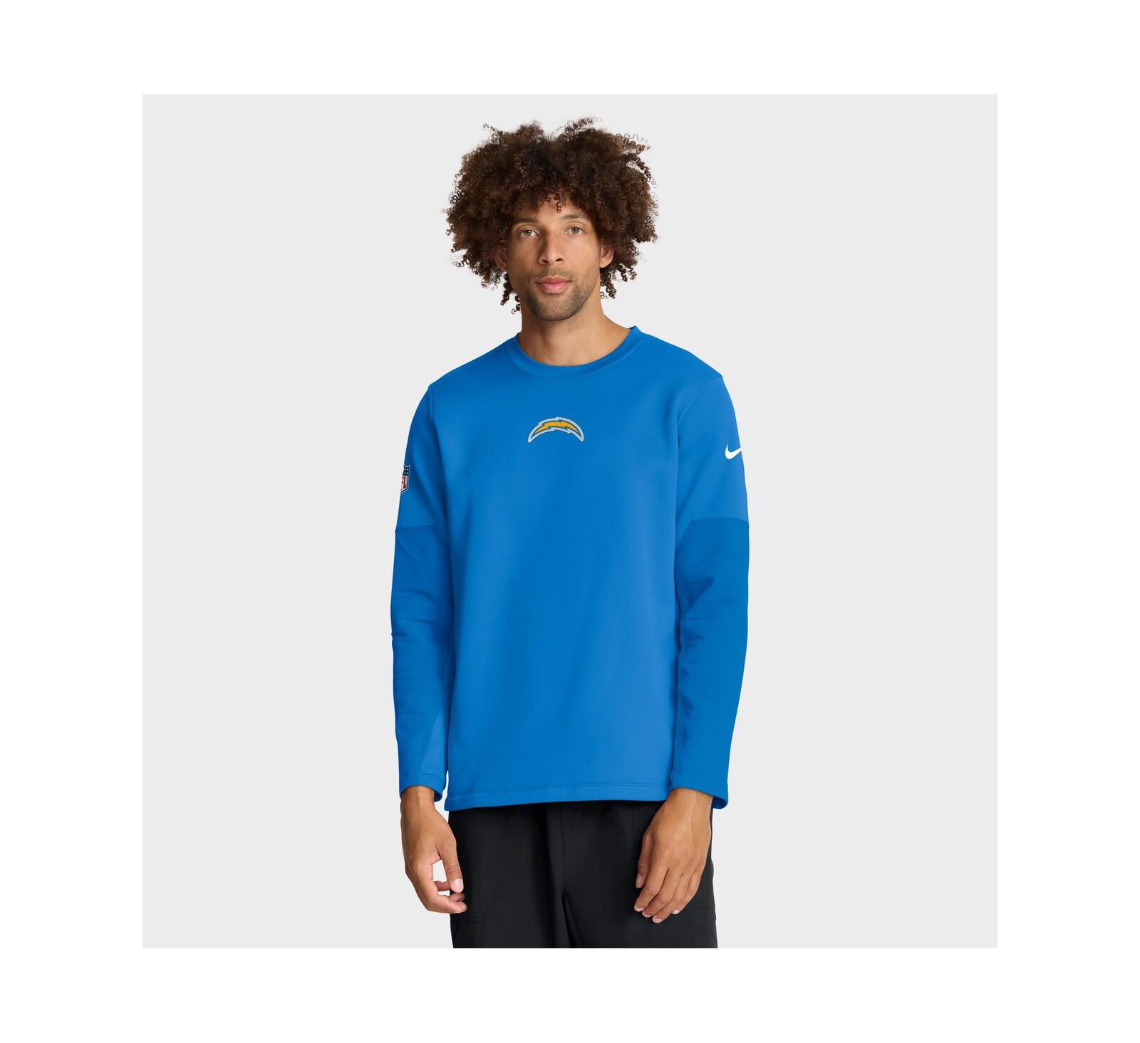 Nike Men's Powder Blue Los Angeles Chargers Sideline Scripted to Win Performance Long Sleeve T-Shirt