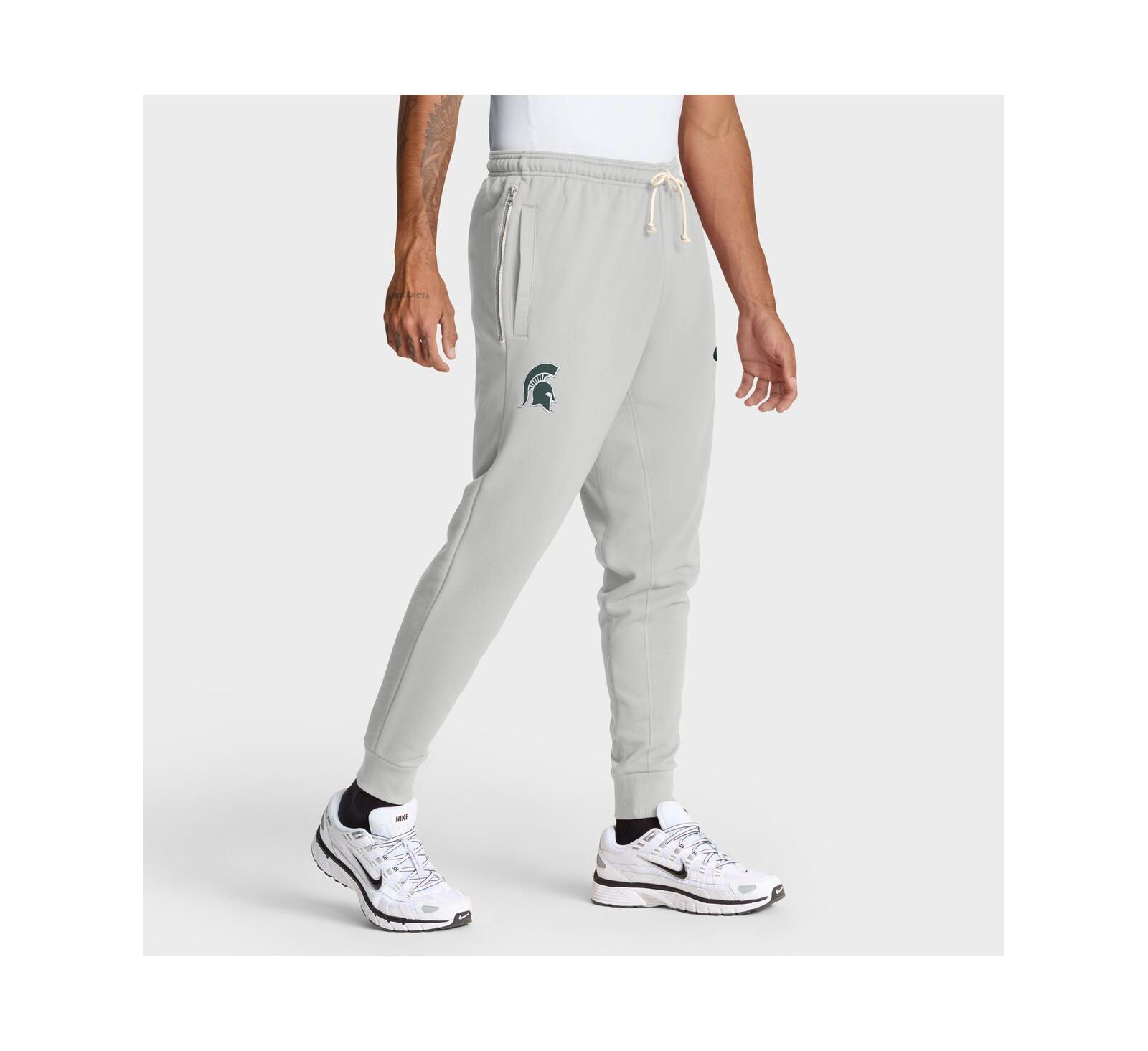 Nike Men's Gray Michigan State Spartans 2025 Sideline Standard Issue Dri-FIT Taper Pants