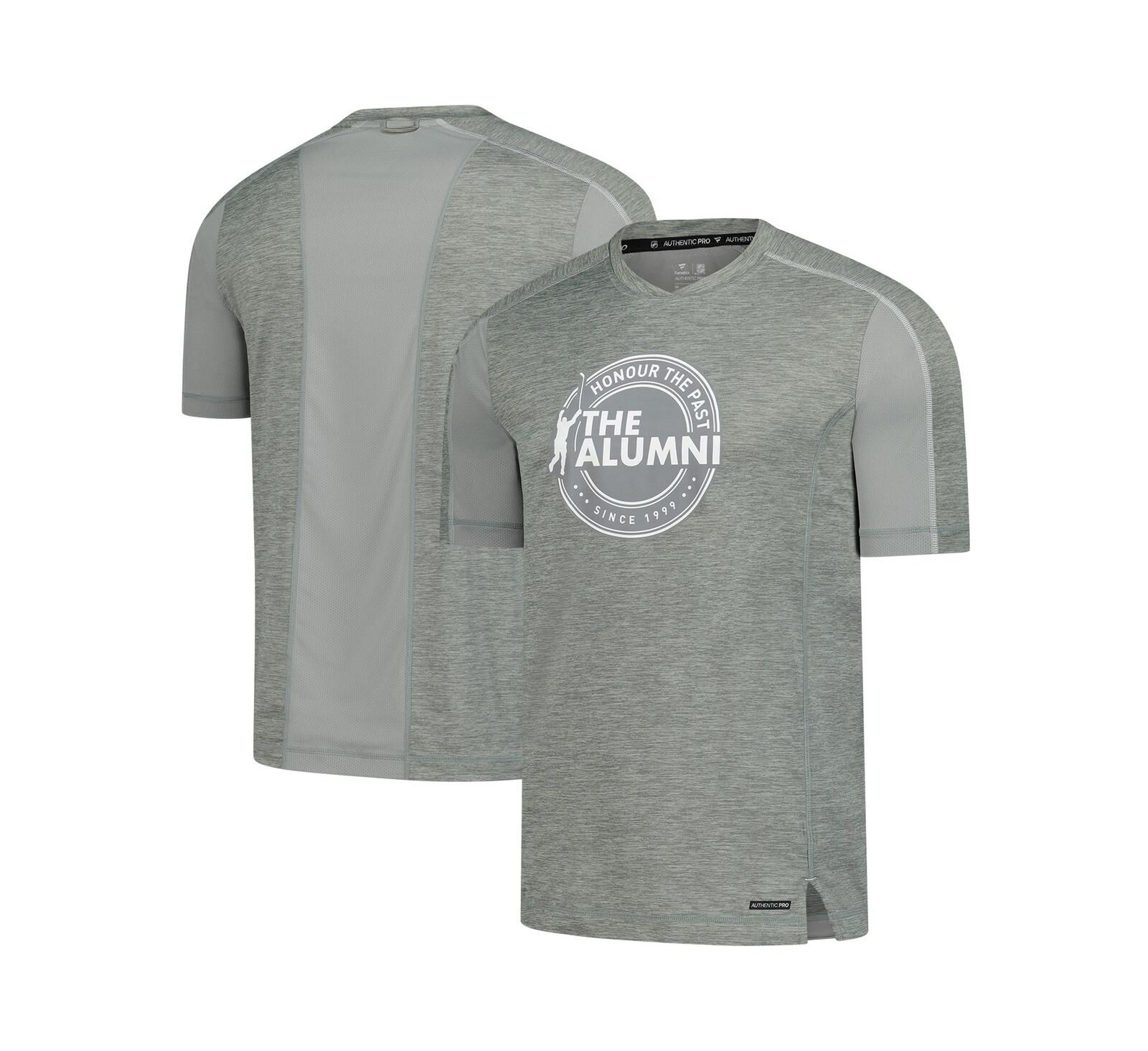 Мужская футболка Fanatics Gray Authentic Pro the Alumni Performance