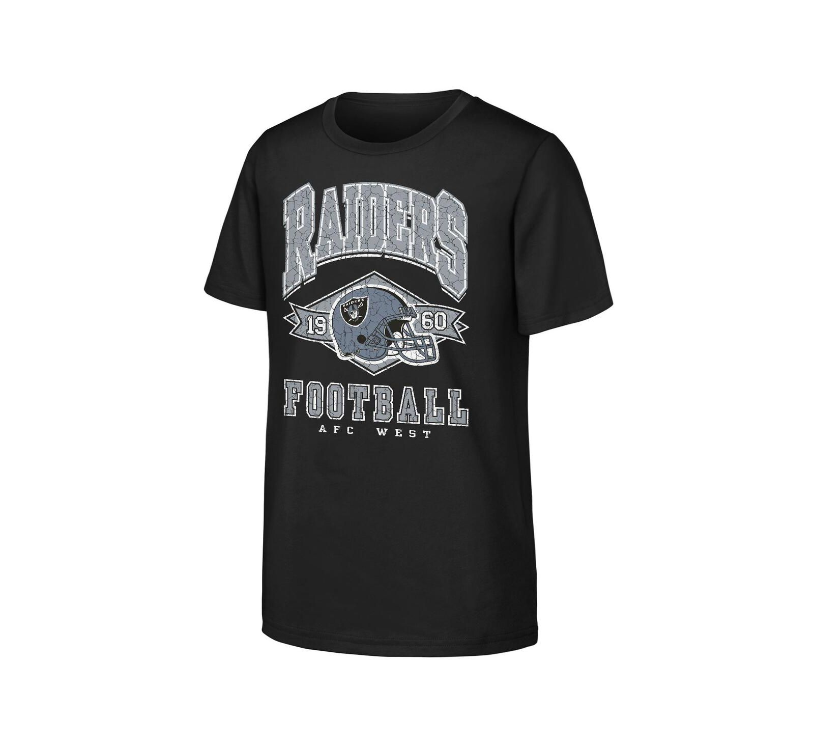 Детская футболка Outerstuff Black Las Vegas Raiders Kick Off