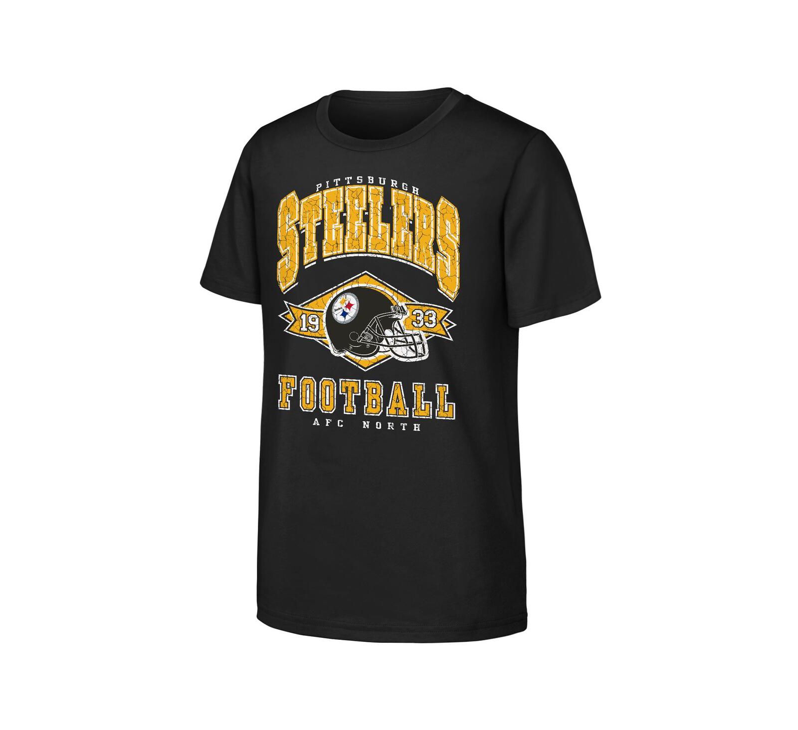 Outerstuff Детская футболка Pittsburgh Steelers Kick Off, черная