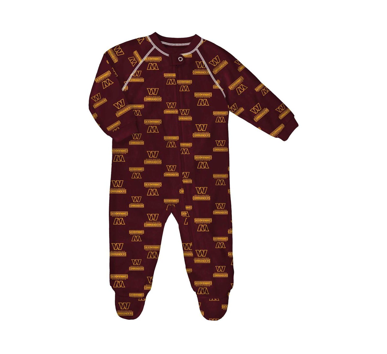 Детский комбинезон Outerstuff Burgundy Washington Commanders с принтом для мальчиков и девочек