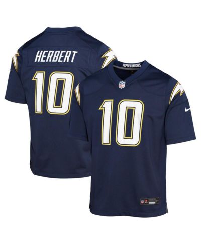Nike Детская джерси Justin Herbert Los Angeles Chargers Alternate Super Chargers Game Player