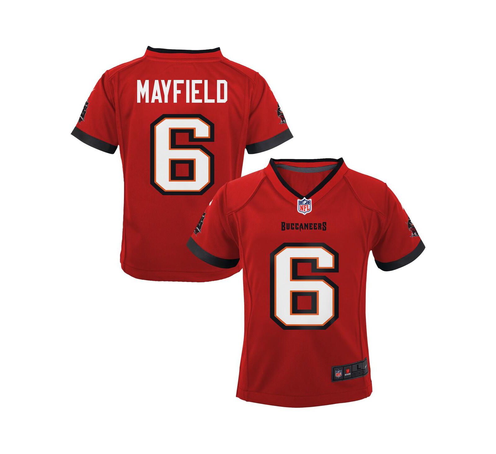 Детская джерси Nike Baker Mayfield Red Tampa Bay Buccaneers Team Player Game