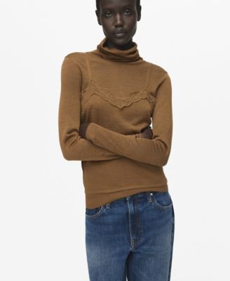 Mango Women's Wool-Blend Turtleneck Sweater