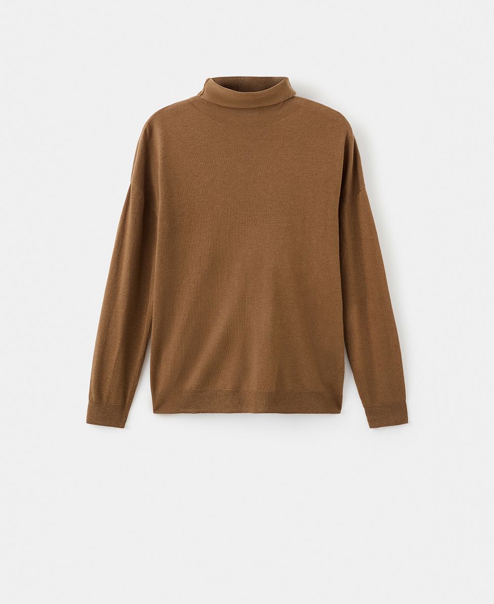 Женский джемпер Mango Cable-Knit Turtleneck