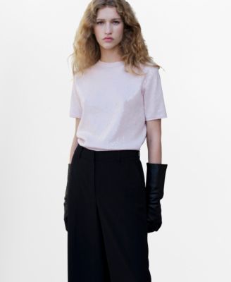 Свитер Mango Women's Short-Sleeved Sequin