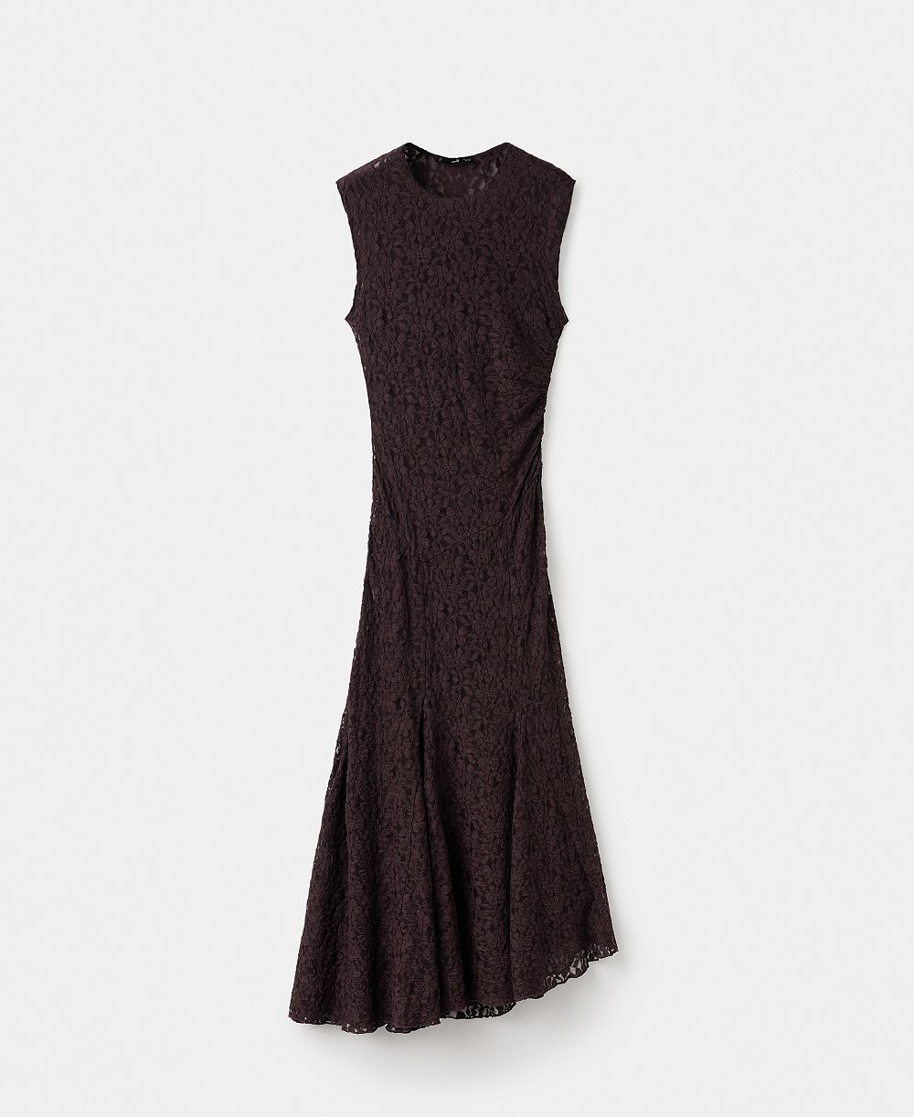 Mango Женский Asymmetric Lace Dress
