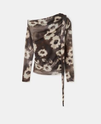 Футболка-рубашка Mango Women's с цветочным принтом