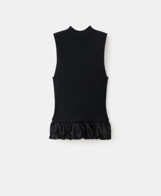 Mango Women's Combined Ruffle Top