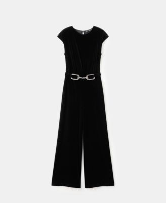Женский комбинезон Mango Velvet Belt