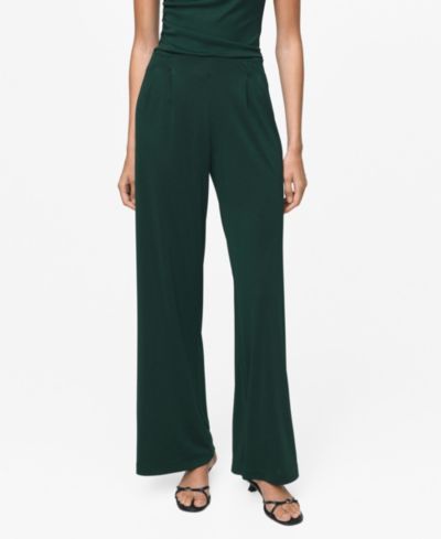 Mango Женские брюки Palazzo с защипами