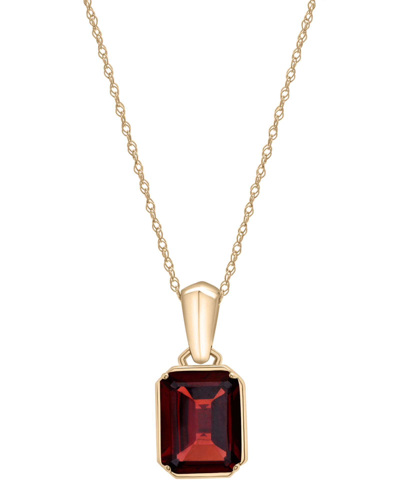 Подвеска-кулон Garnet в 14k желтом золоте