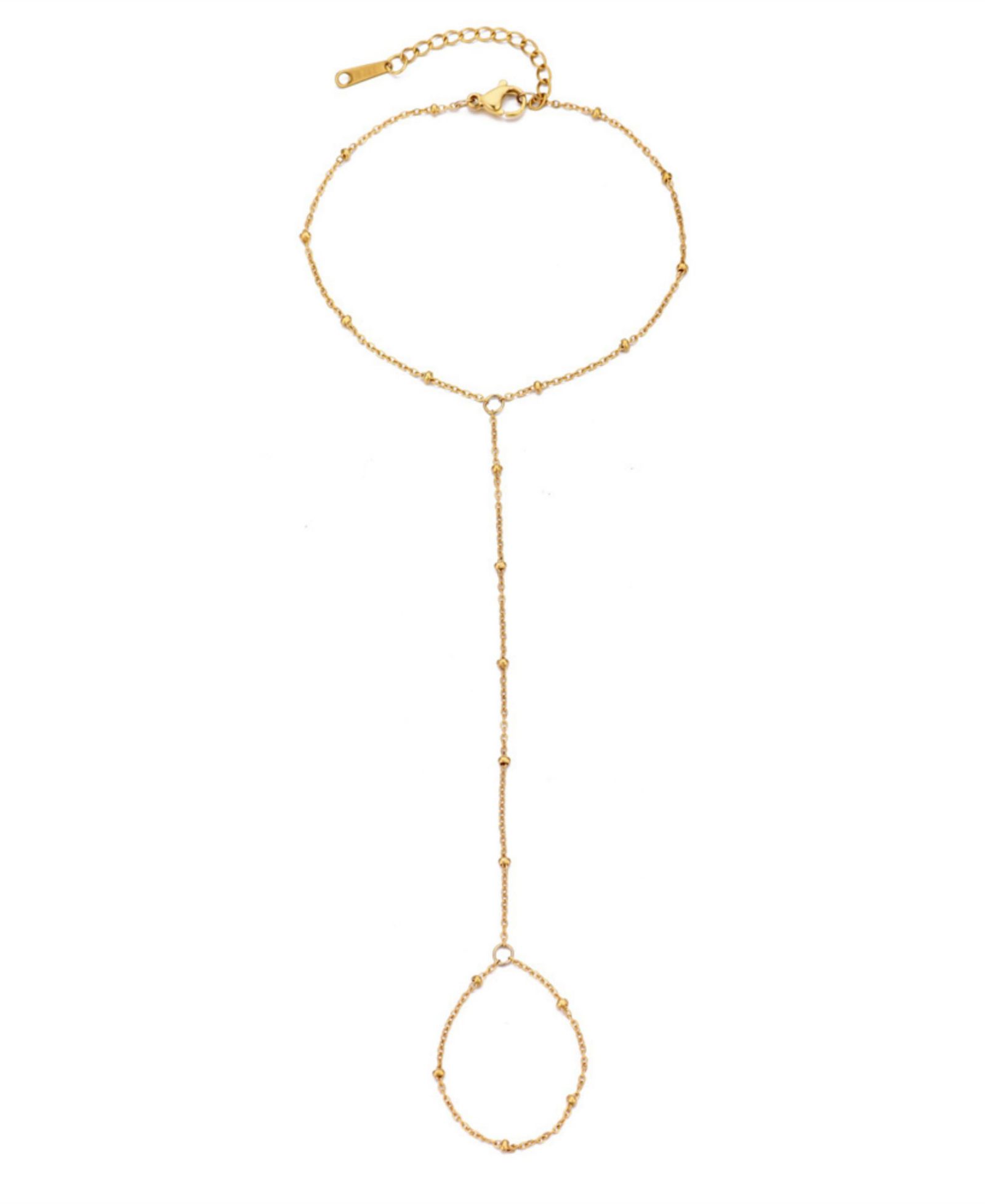 ADORNIA Tarnish Resistant Gold Plated Handchain