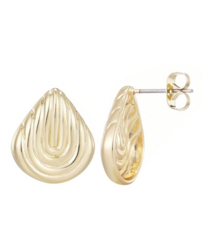 ADORNIA Серьги-гвоздики Deco Gold Plated