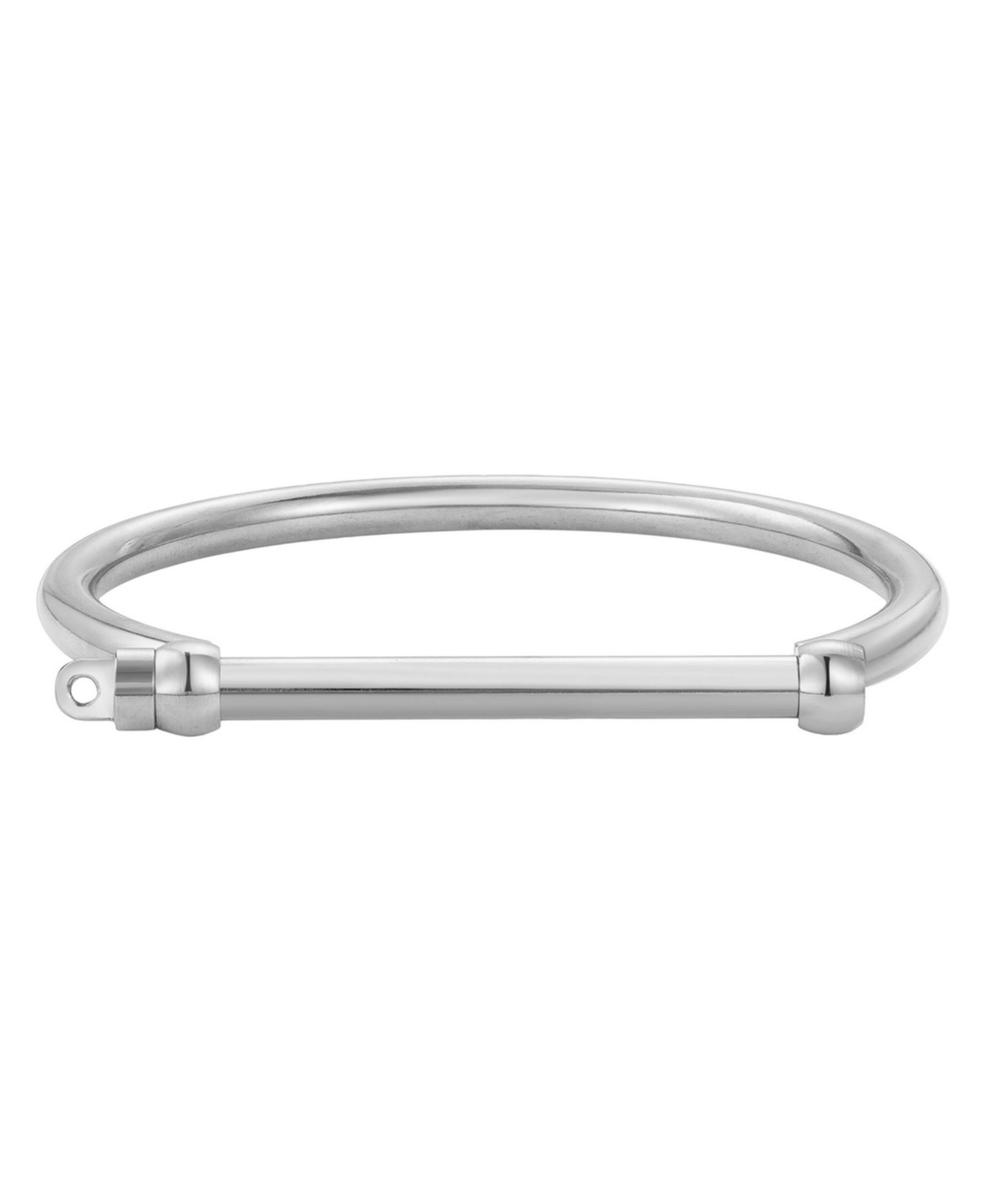 Серебряный браслет-кафф ADORNIA Tarnish Resistant Silver Screw Cuff