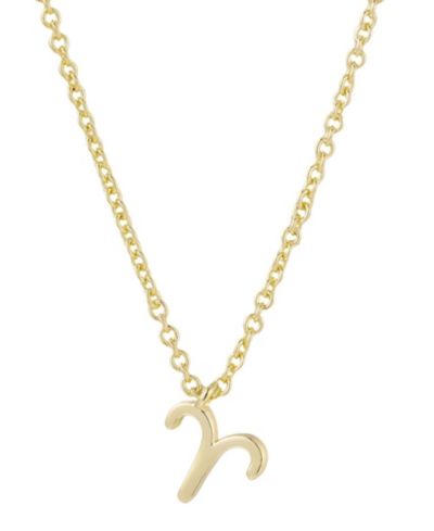 Золоченое ожерелье ADORNIA Zodiac