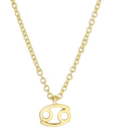 ADORNIA Gold Plated Zodiac Necklace